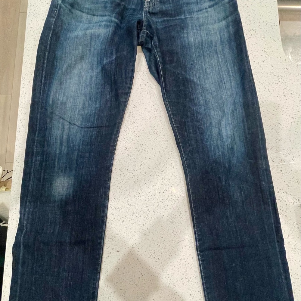 29x32, AG Adriano Goldschmied Dark Blue Slim Straight Jeans